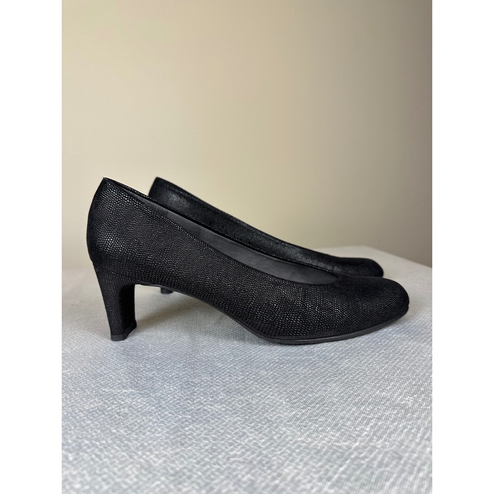 Stuart Weitzman Black‎ Heels Pumps Classic Elegant Shoes size 9 M